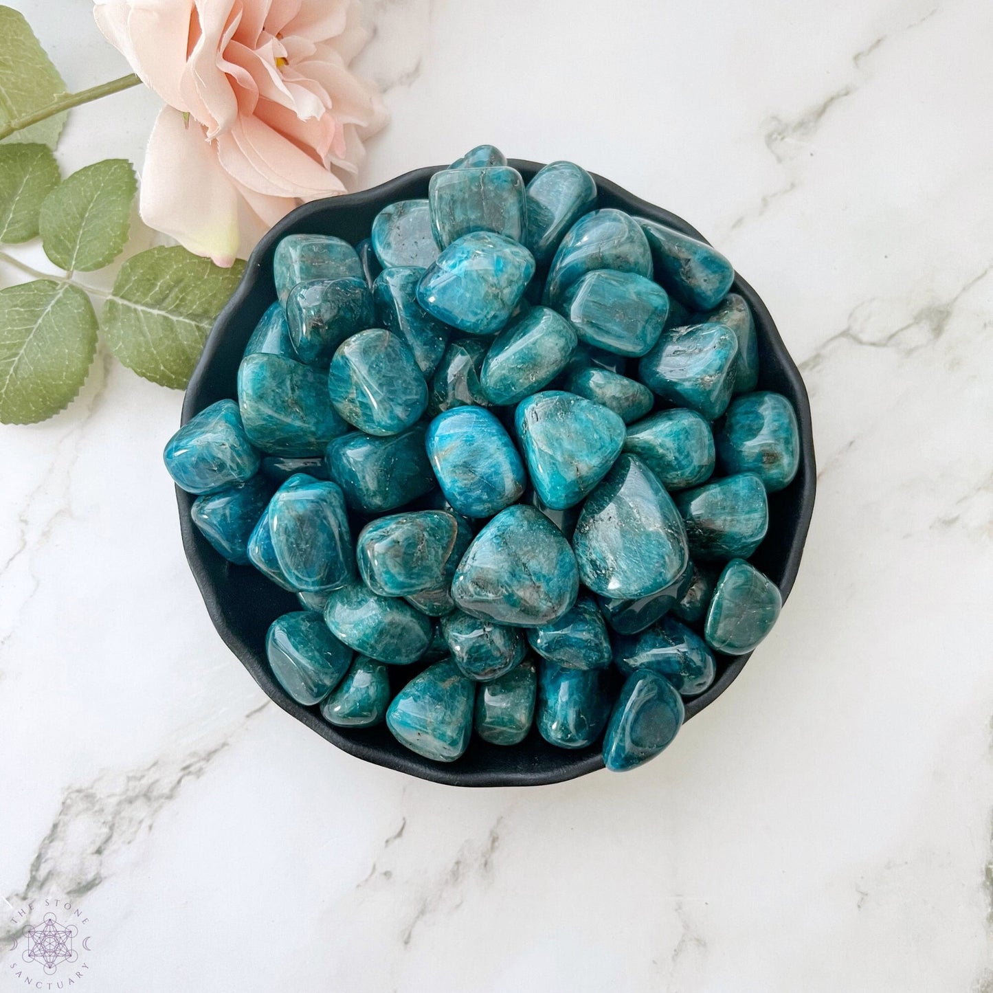 Blue Apatite Tumbled Stones