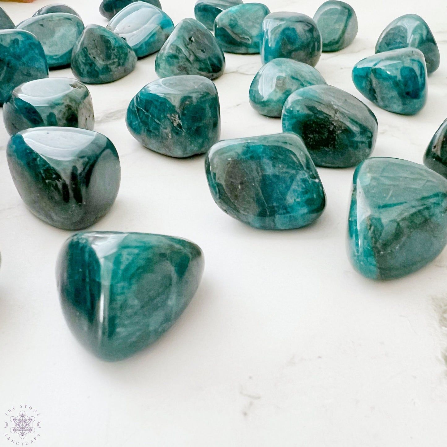 Blue Apatite Tumbled Stones