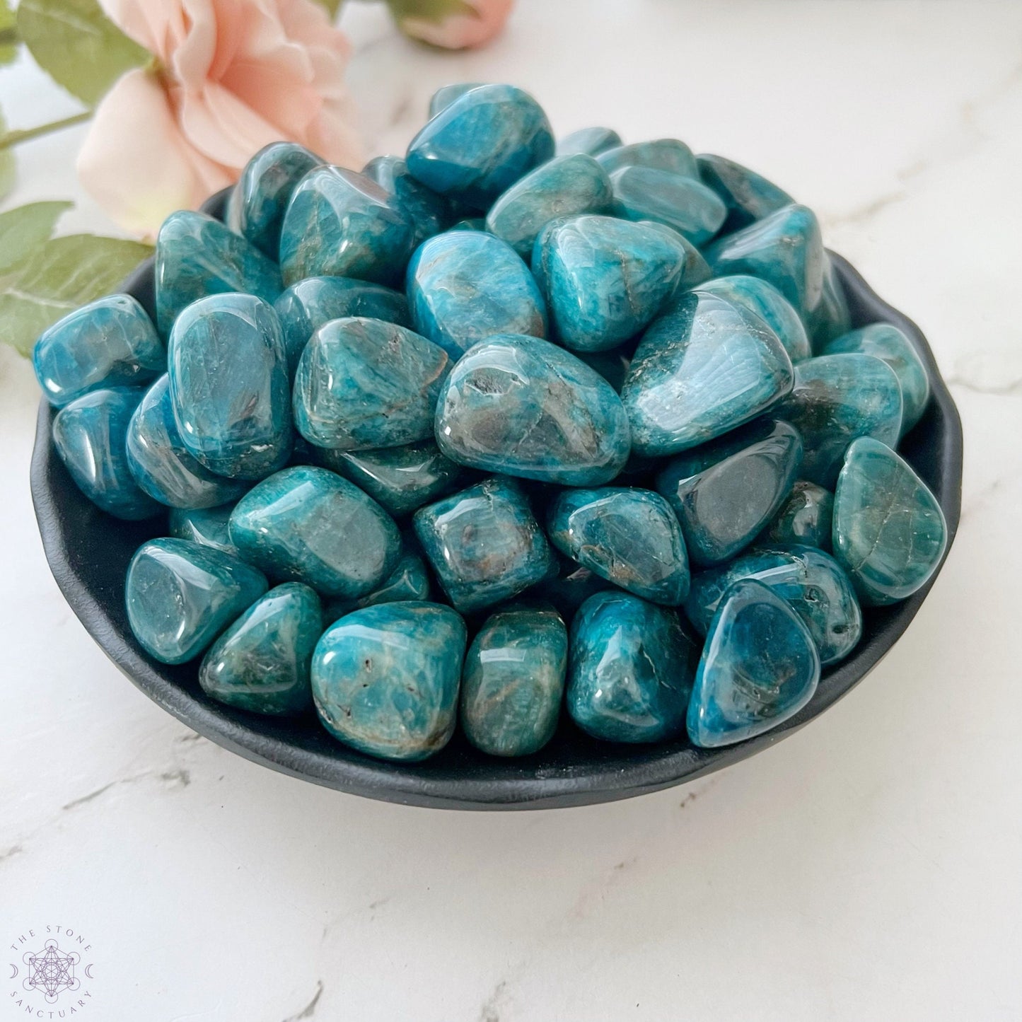 Blue Apatite Tumbled Stones