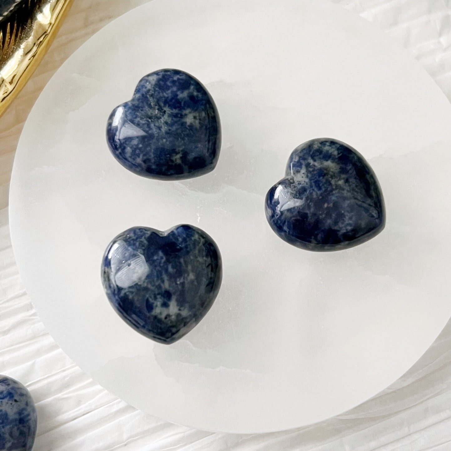 1" Mini Sodalite Heart