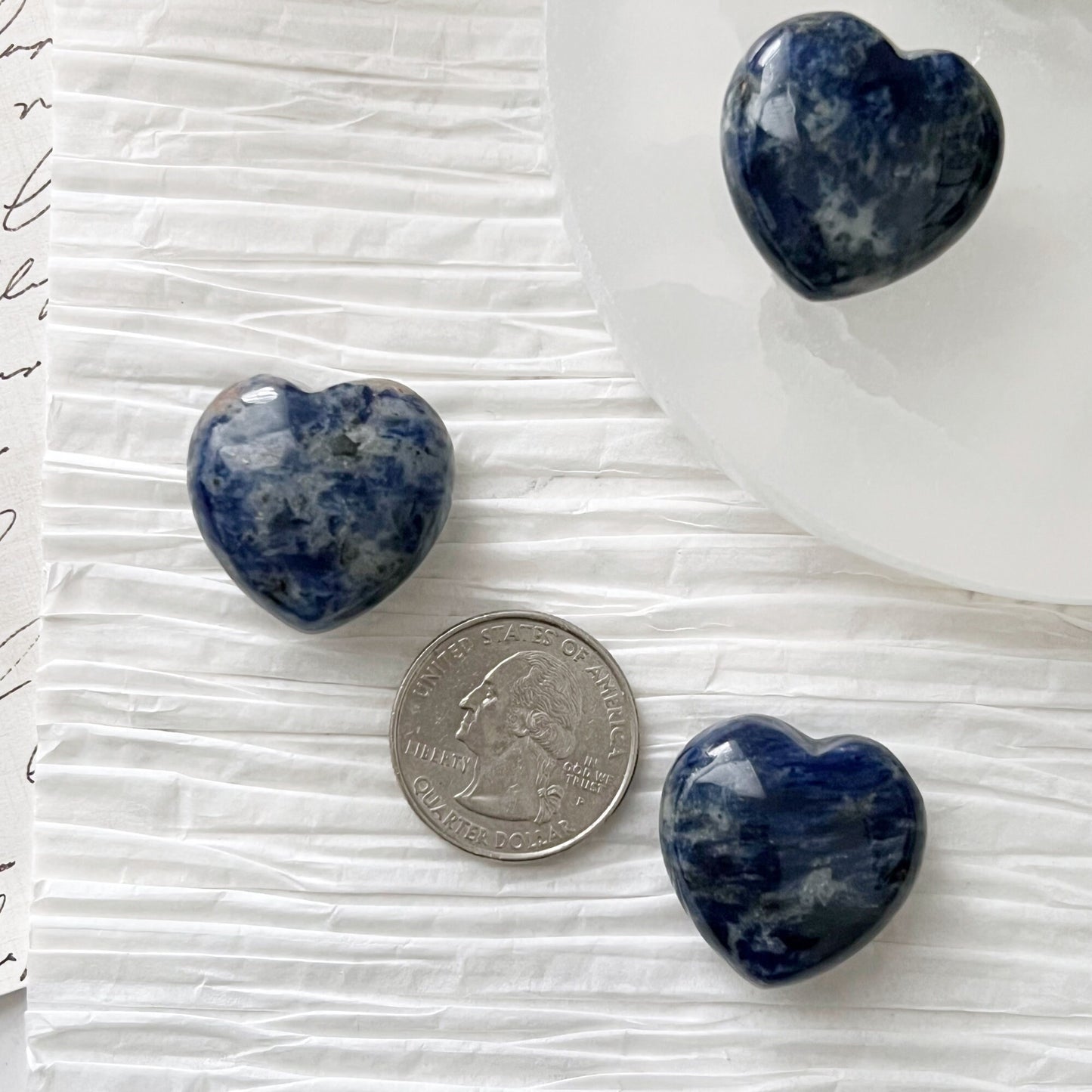 1" Mini Sodalite Heart
