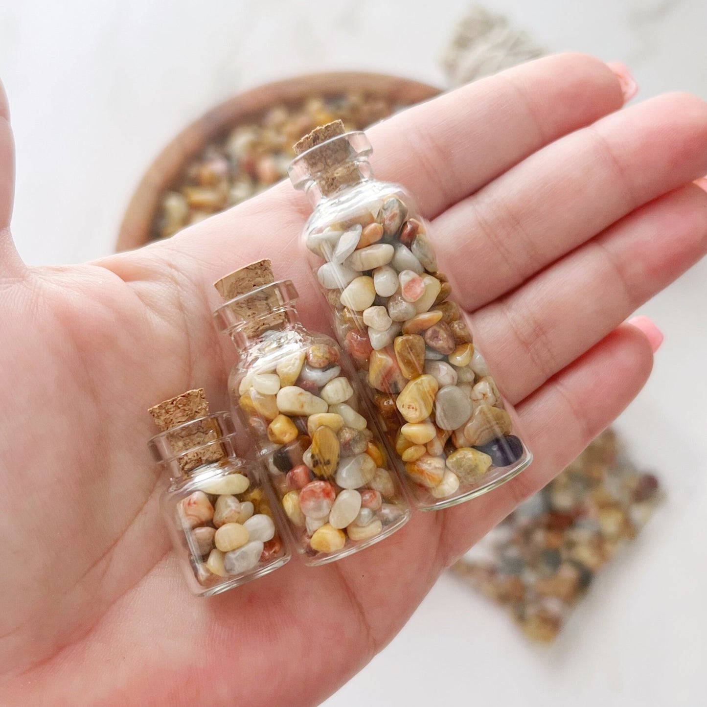 Crazy Lace Agate Crystal Chips