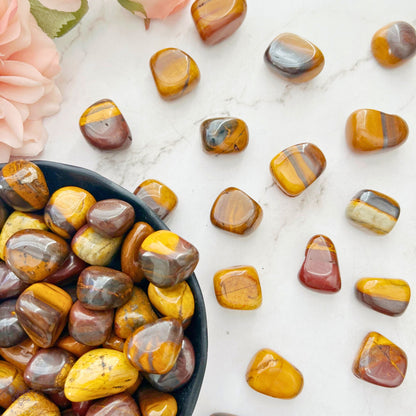 Desert Sunset Jasper Tumbled Stones