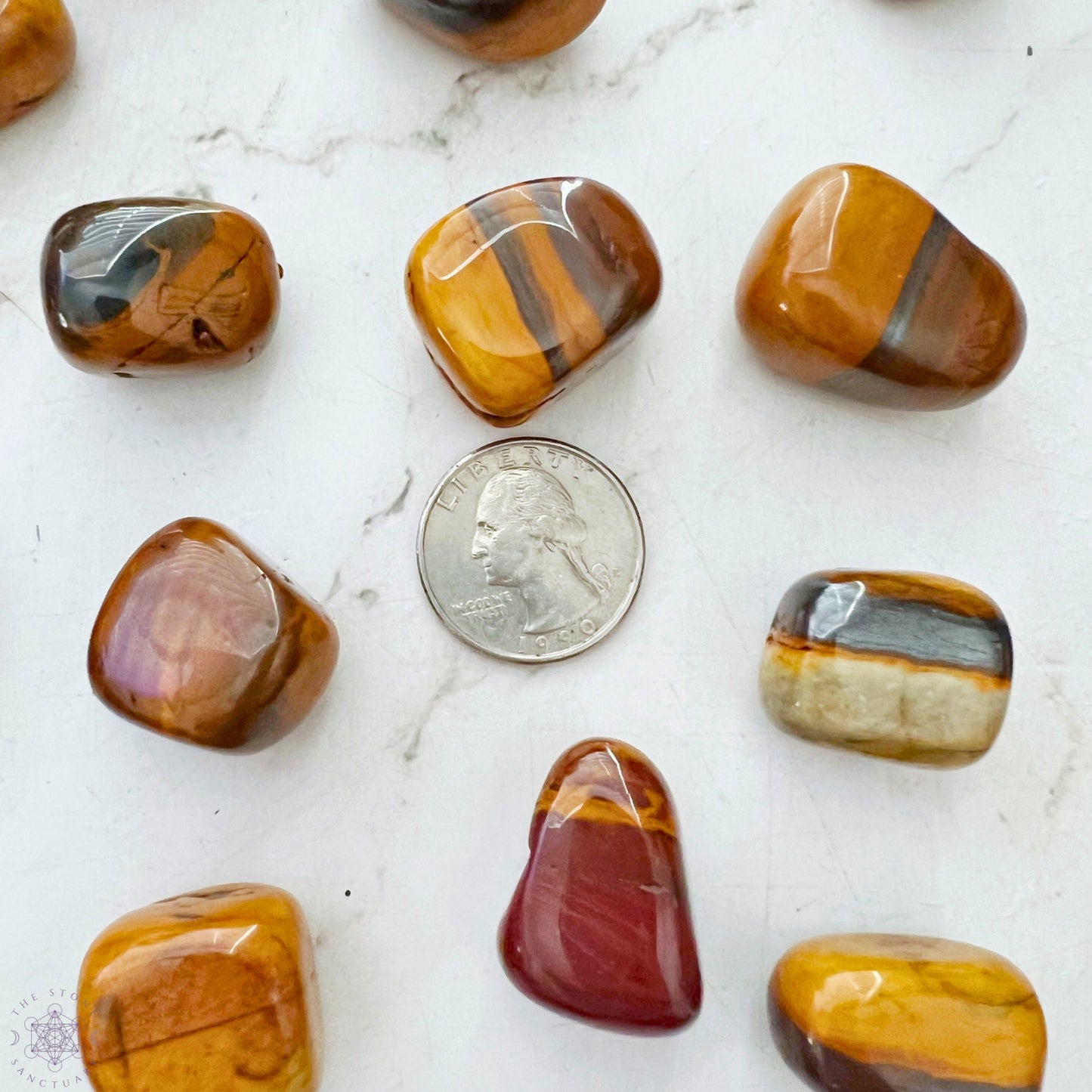Desert Sunset Jasper Tumbled Stones