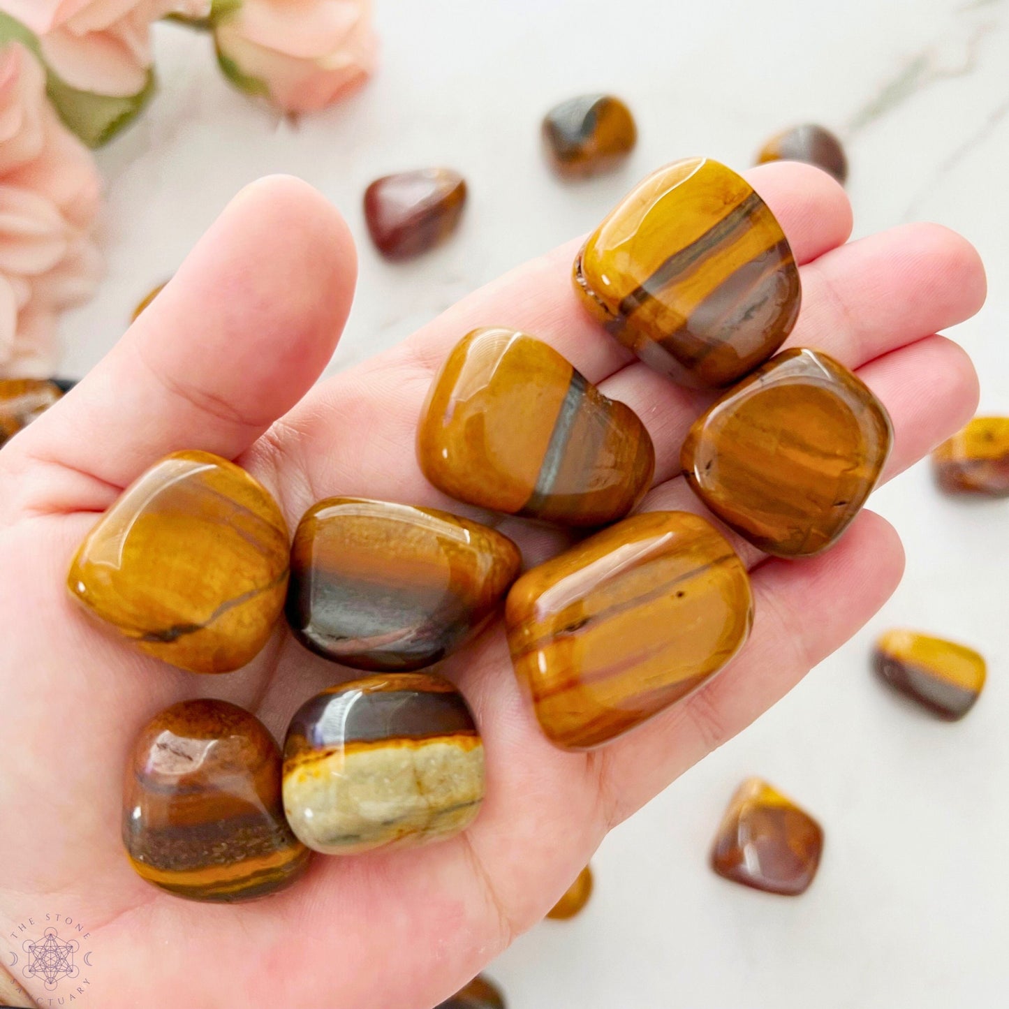 Desert Sunset Jasper Tumbled Stones