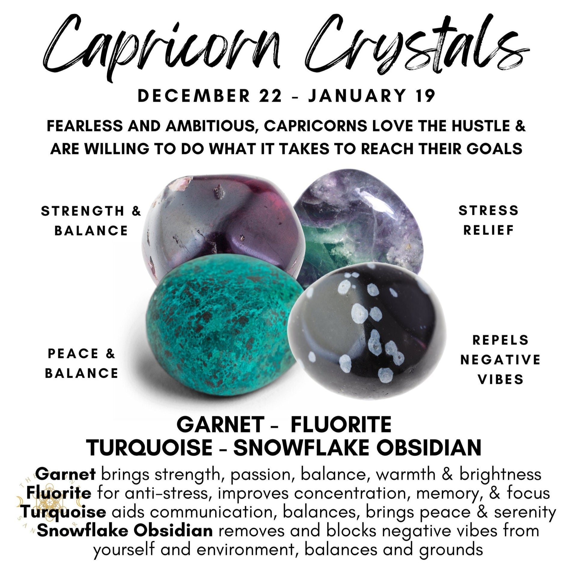 Capricorn Crystal Kit The Stone Sanctuary - Main Image